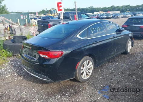 2015 Chrysler 200 Limited из США, поврежденный, VIN 1C3CCCAB0FN664434